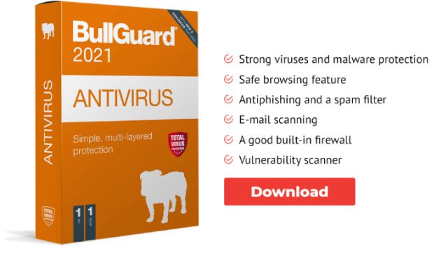 BullGuard Antivirus Offer.