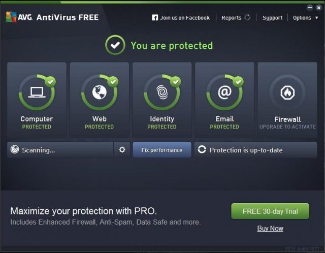 computer virus via avg update notice