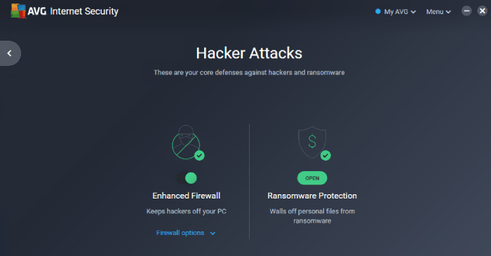 AVG business firewall