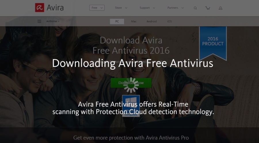 Avira: antivirus, downloading