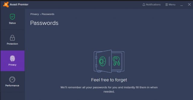 avast passwords