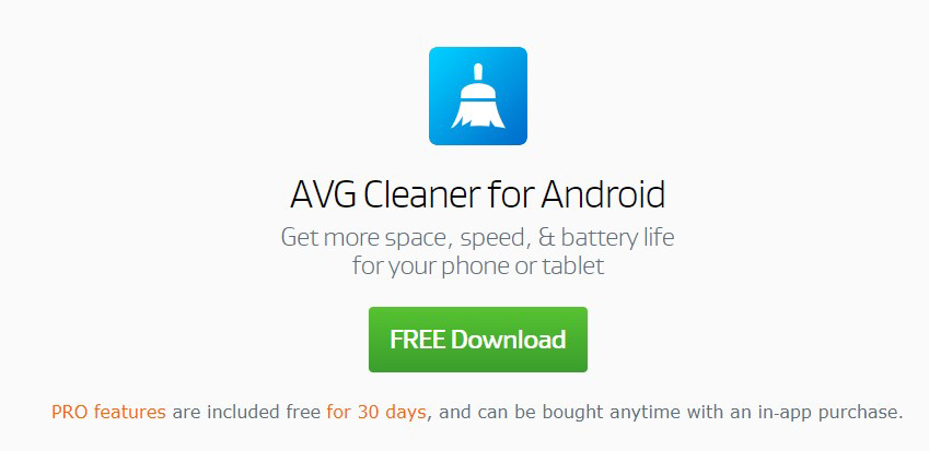 AVG cleaner: android