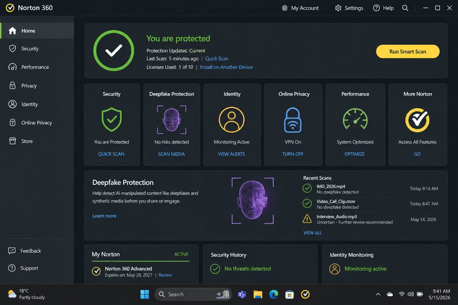 Deepfake protection picks by category — dedicated detection, scam checking, and anti-phishing layers