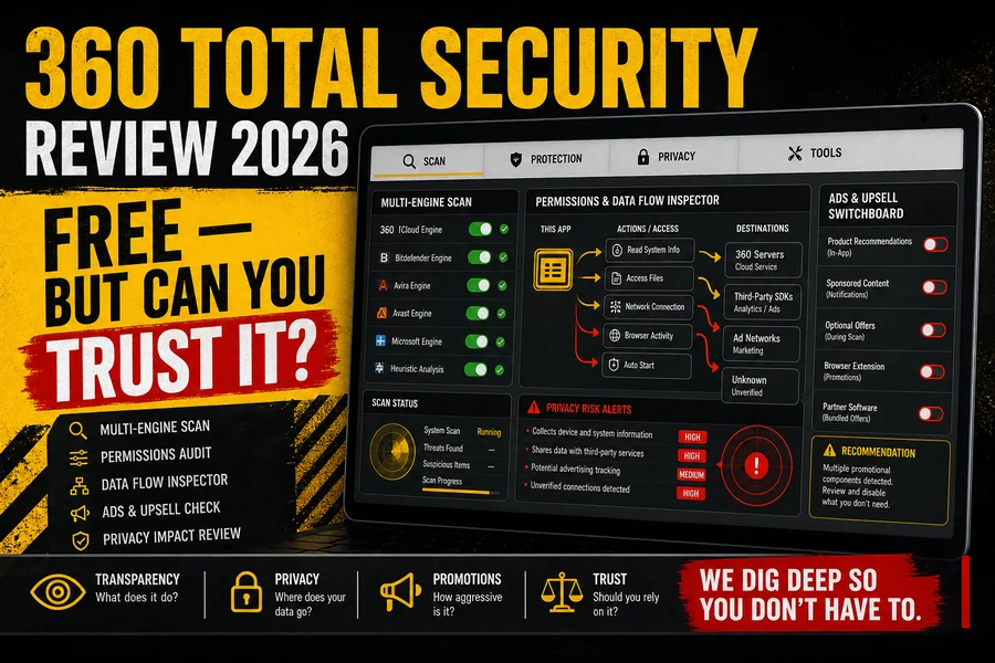 360 Total Security Review 2026 evidence and product interface overview