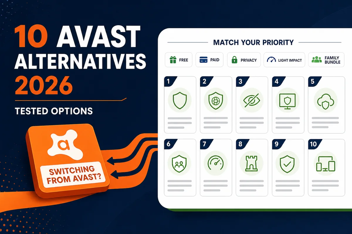 10 Best Avast Alternatives in 2026 key security checks and decision points