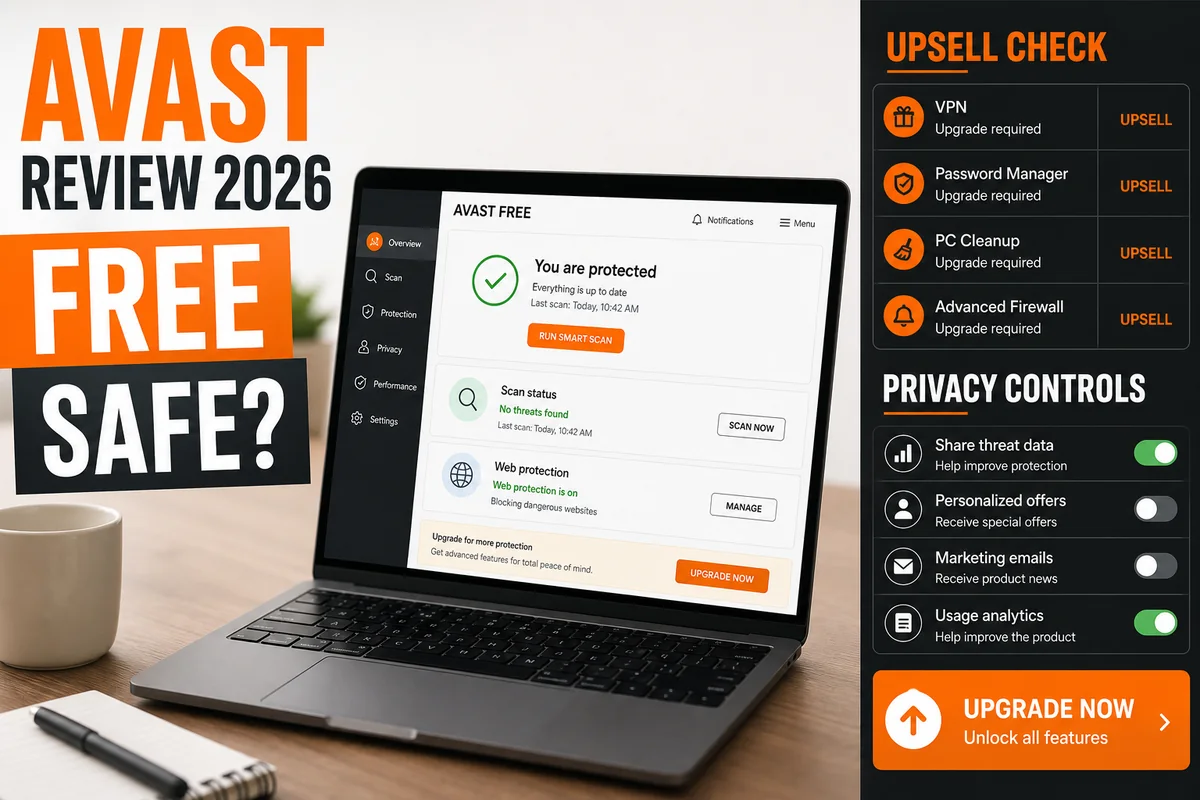 Avast Antivirus Review 2026 evidence and product interface overview