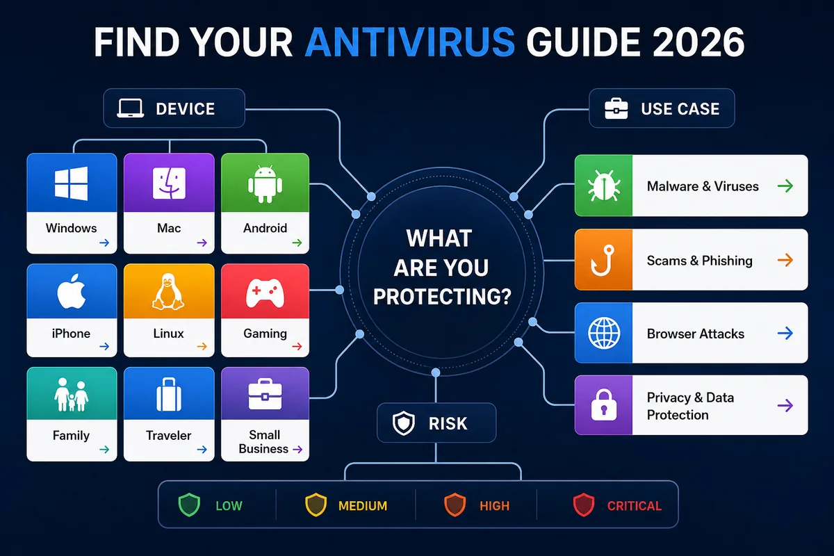Find the Right Antivirus Guide for Your Device recommendations, security checks and decision criteria
