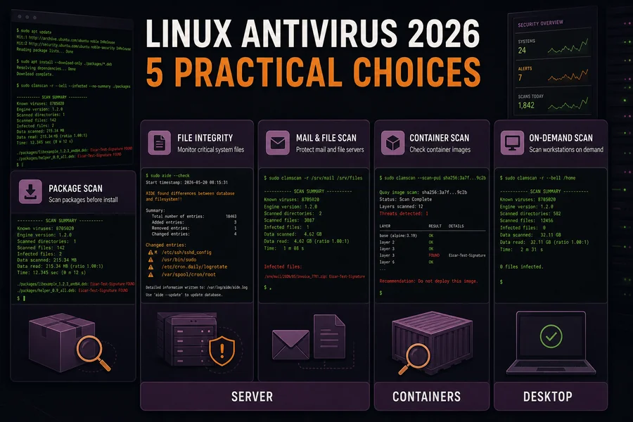 Best Antivirus for Linux in 2026 key security checks and decision points