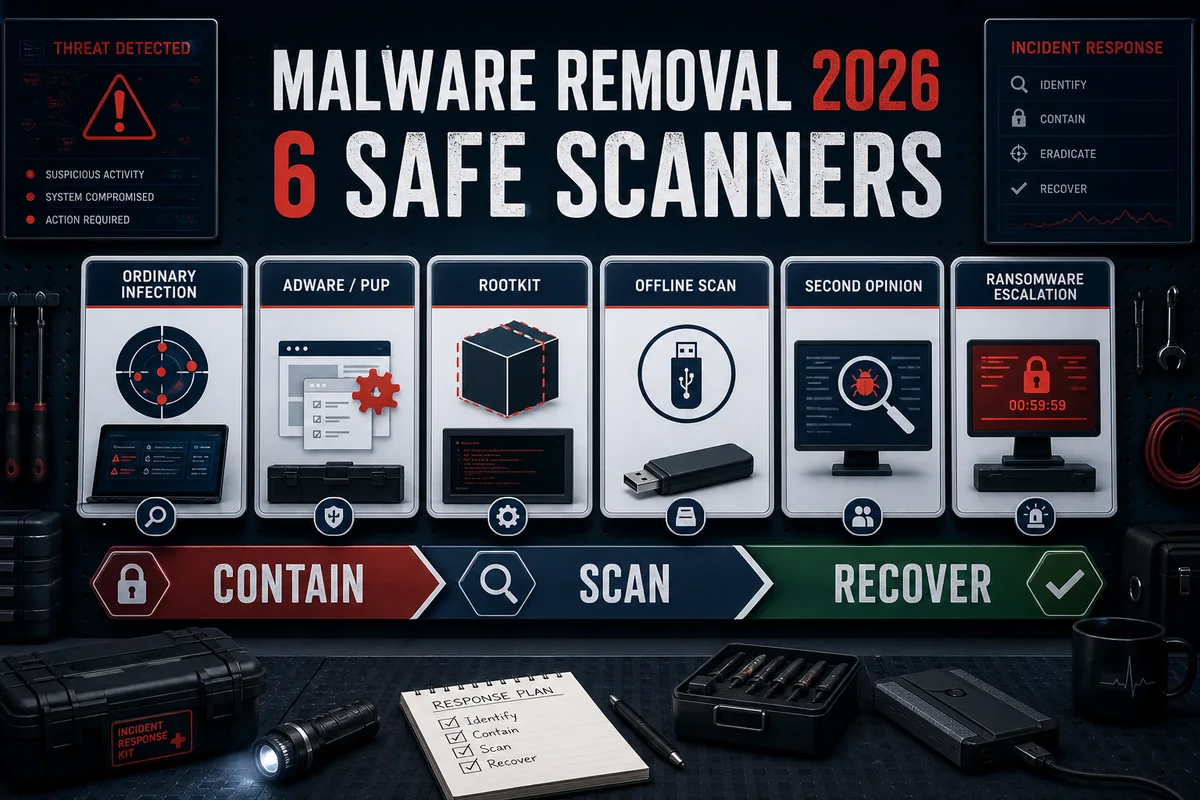 Best Malware Removal Tools in 2026 recommendations, security checks and decision criteria