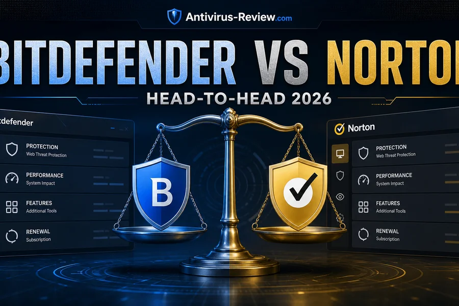 Bitdefender vs Norton: Protection-First or Bundle-First in 2026? antivirus comparison dashboard for 2026