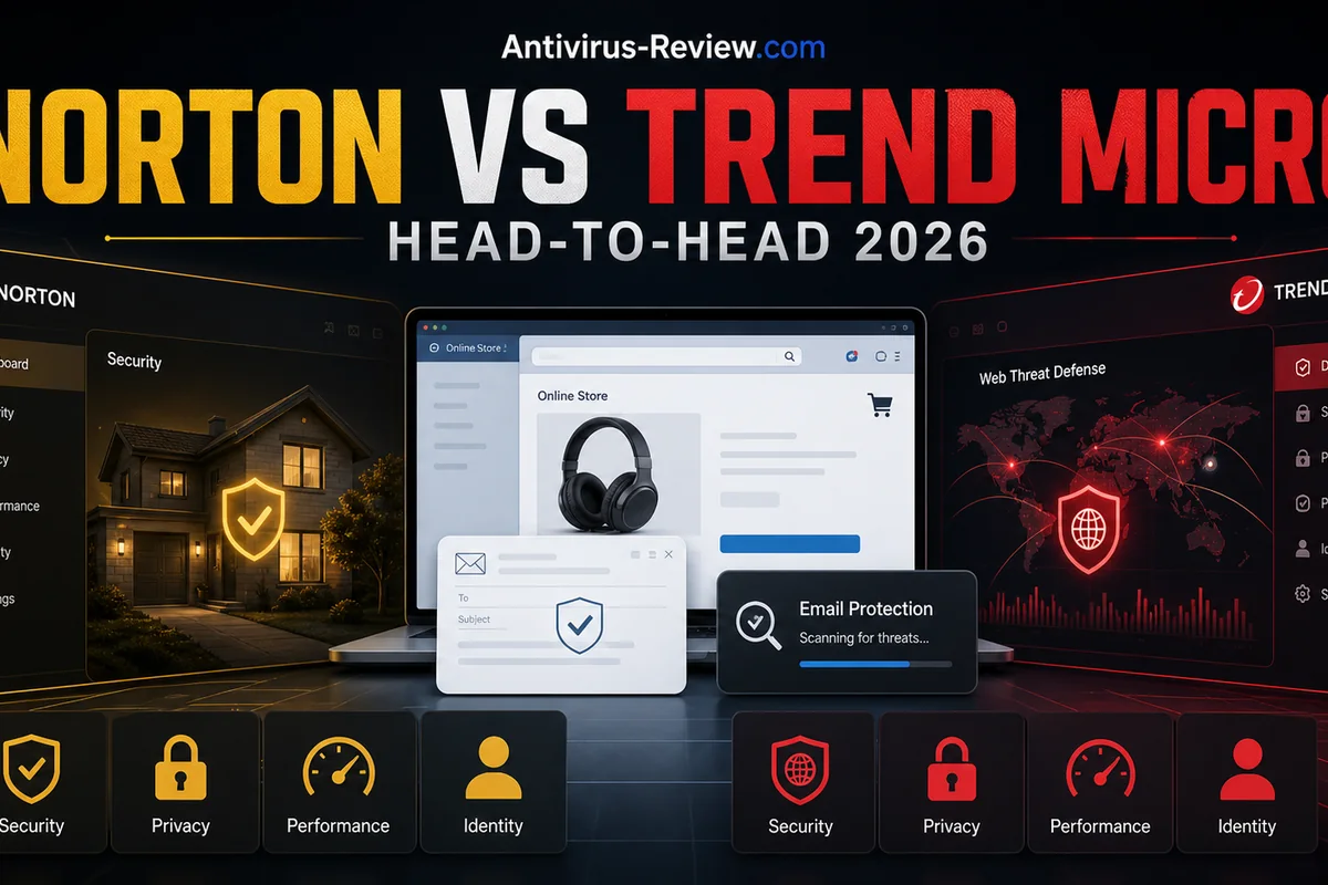 Norton vs Trend Micro in 2026: The Current Labs Aren't Kind to One Side antivirus comparison dashboard for 2026