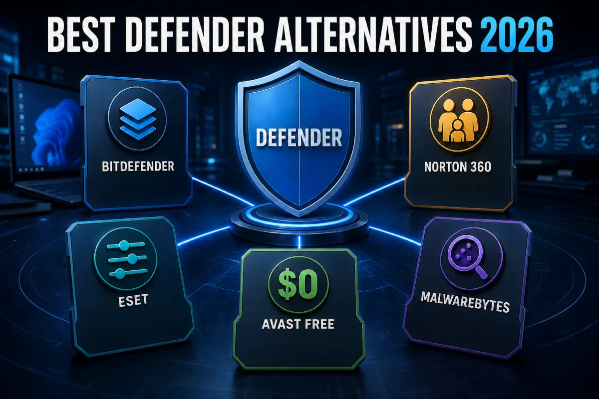Five Microsoft Defender alternatives compared for protection bundles controls and cleanup needs in 2026
