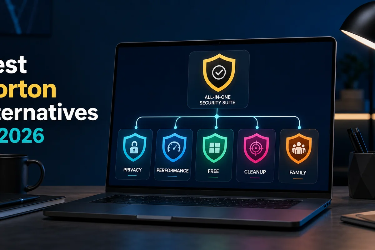 Norton alternatives organized by privacy performance free protection cleanup and family needs