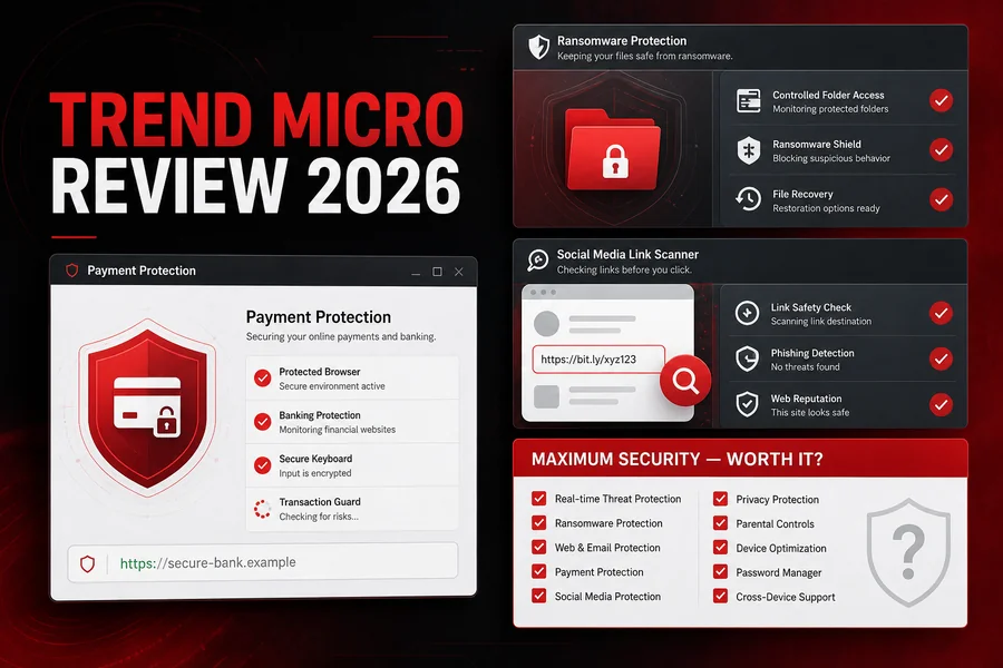 Trend Micro Review 2026 evidence and product interface overview