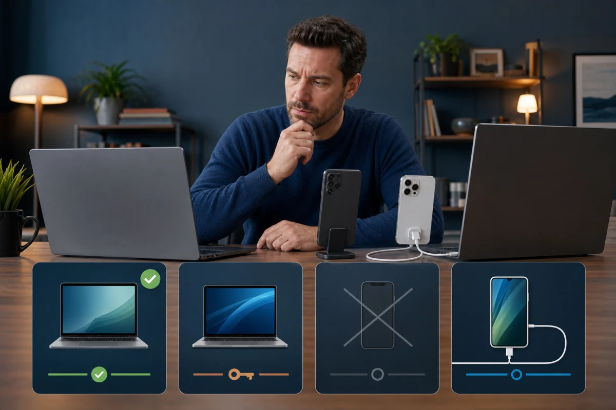Household matching Intego Mac seats, separate Windows licenses and unsupported mobile devices