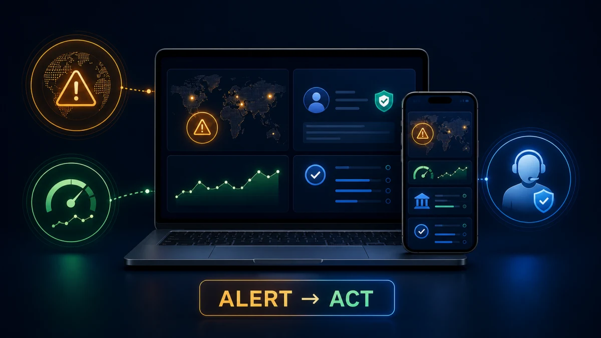 Webroot Premium dark web credit and financial monitoring alert workflow